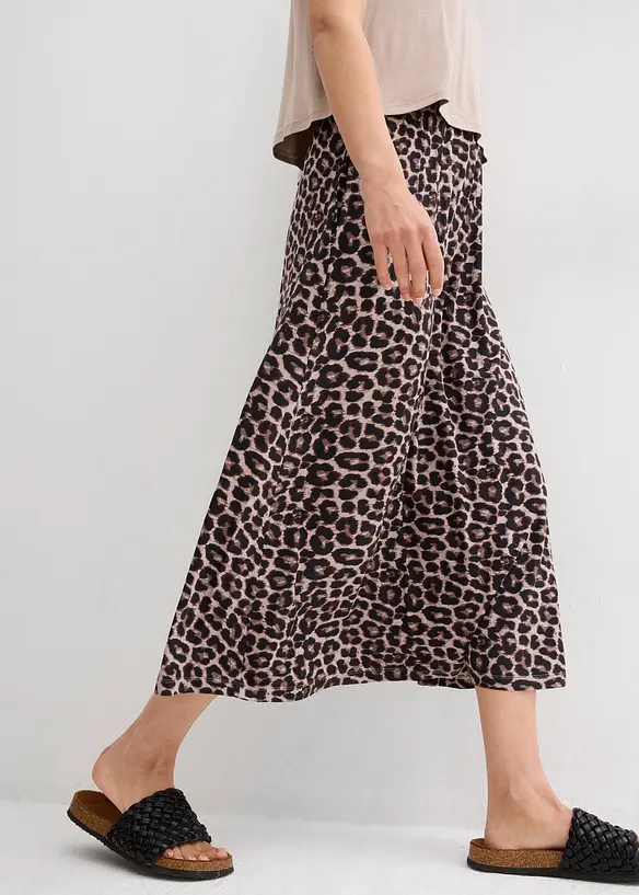 Maxikl&auml;nning i trik&aring; av en blandning av viskos och elastan, bonprix