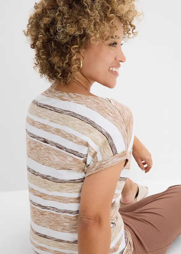 T-shirt i ren ekologisk bomull, bonprix