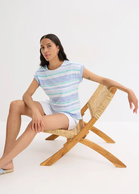 T-shirt i ren ekologisk bomull, bonprix