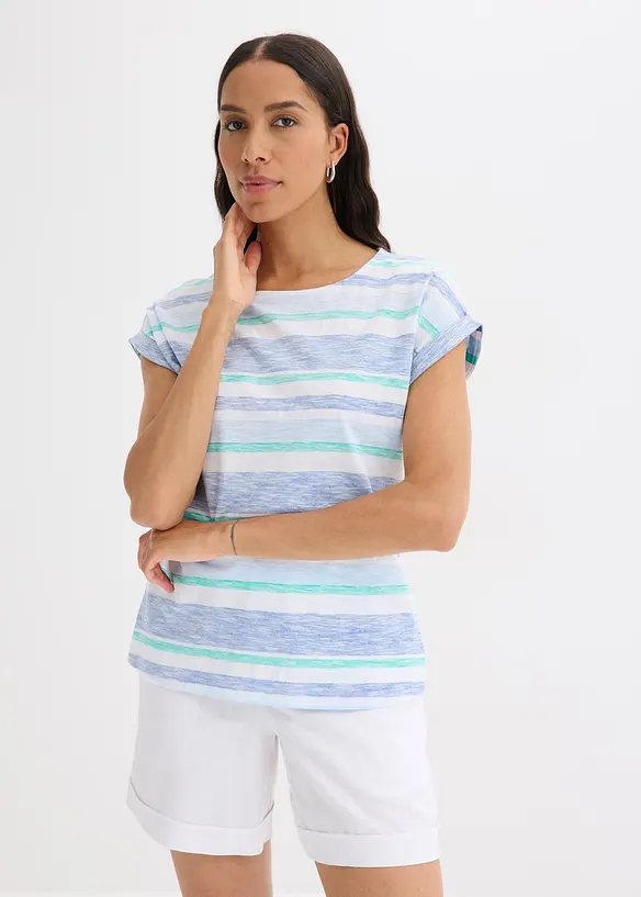 T-shirt i ren ekologisk bomull, bonprix