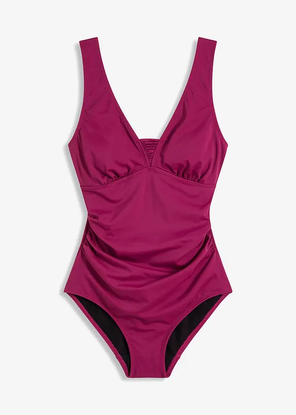 Baddr&auml;kt med medelh&ouml;g, formande effekt och breda axelband, bonprix