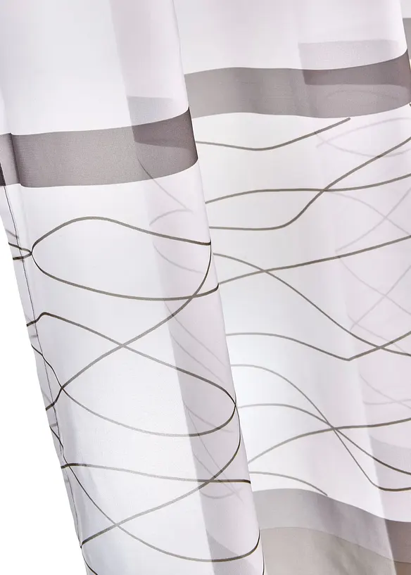 Gardin med &aring;tervunnen polyester (1-pack), bonprix