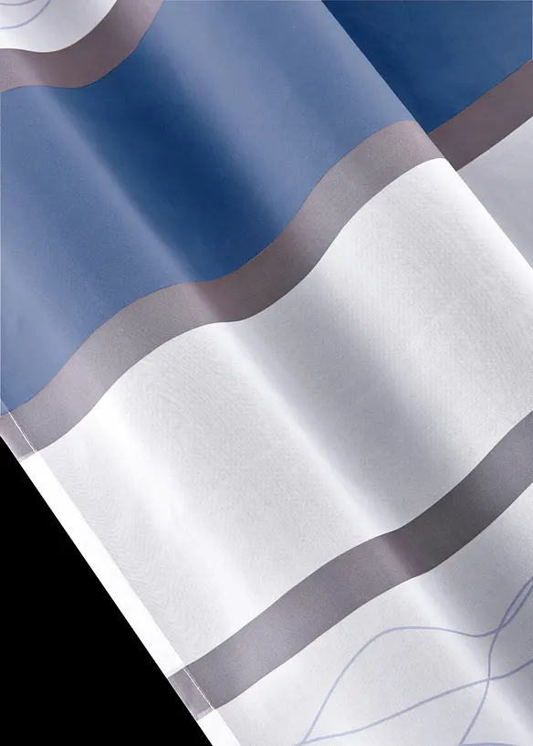 Transparent gardin med tv&auml;rr&auml;nder (1-pack), bonprix