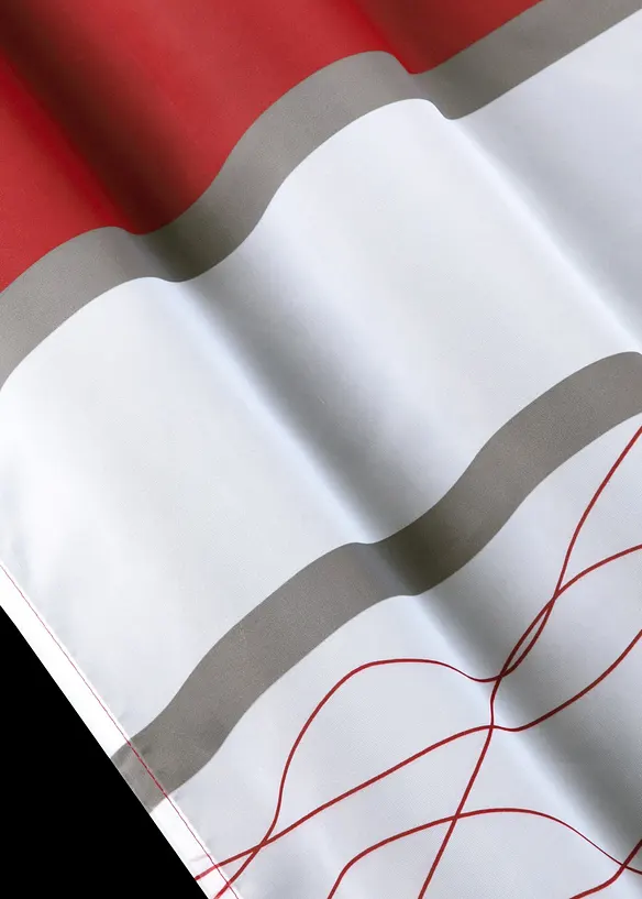 Gardin med &aring;tervunnen polyester (1-pack), bonprix