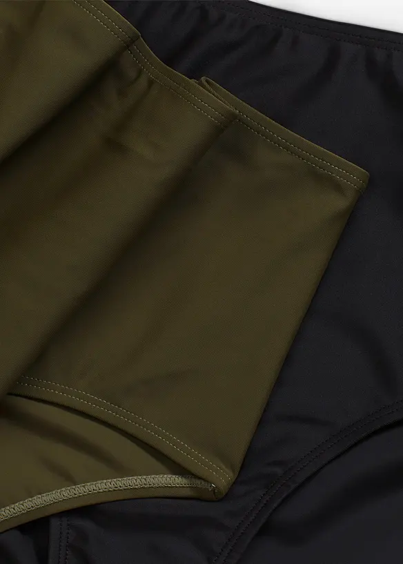 Bikinibyxa med h&ouml;g midja (2-pack), bonprix