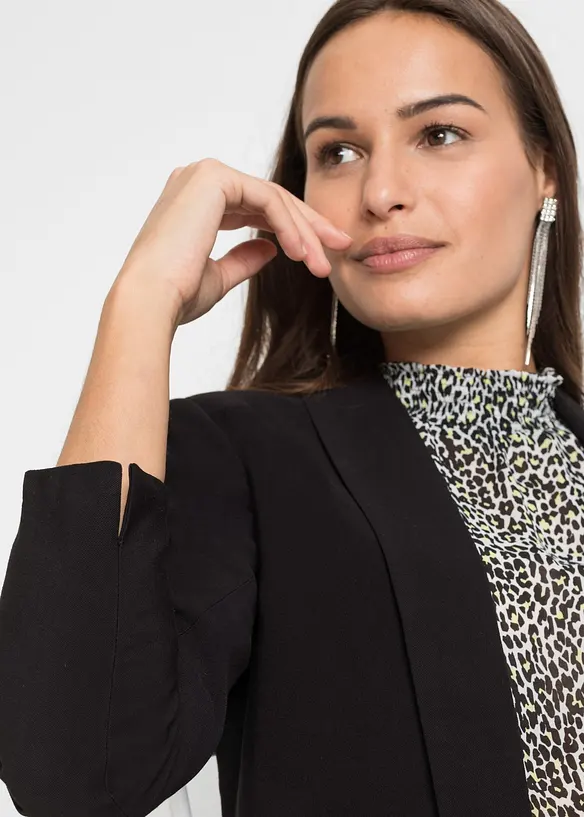 L&aring;ng kavaj av viskosmix, bonprix