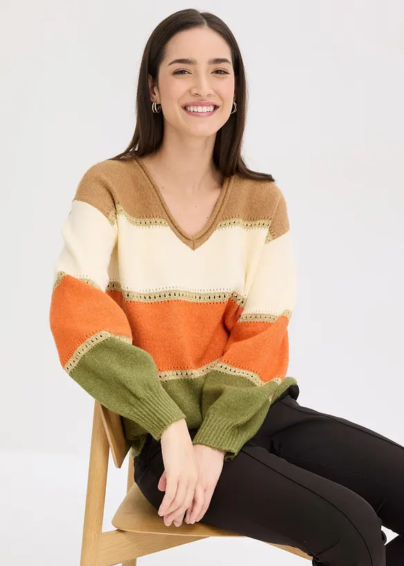 Stickad tr&ouml;ja, bonprix