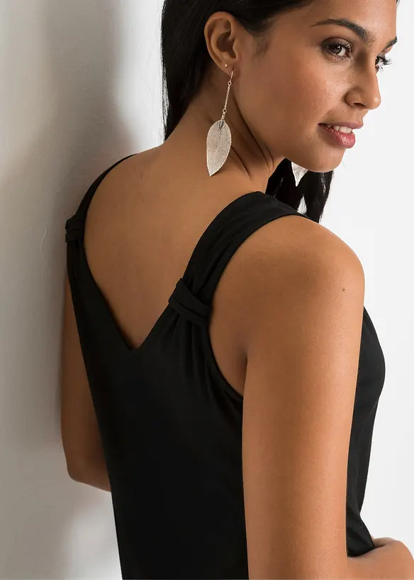 Jerseylinne av ren viskos, bonprix