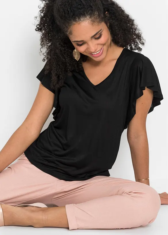 Topp i mjuk viskos, bonprix