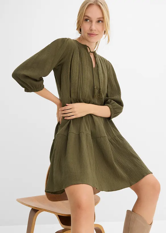 Bluskl&auml;nning i bomull, bonprix