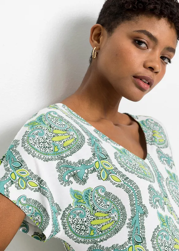 Trik&aring;kl&auml;nning i mjuk viskosmix, bonprix