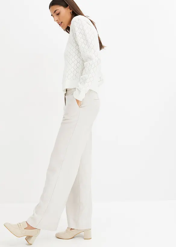 Kort h&aring;lm&ouml;nstrad tr&ouml;ja, bonprix