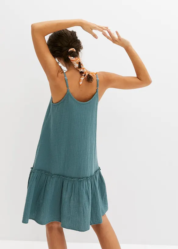 Muslinkl&auml;nning med smala axelband, bonprix