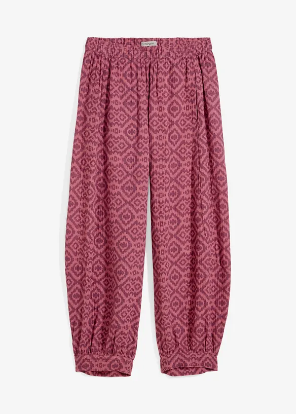 Haremsbyxa i ren bomull, bonprix