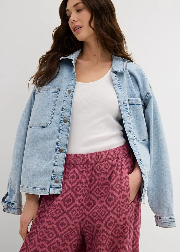 Haremsbyxa i ren bomull, bonprix