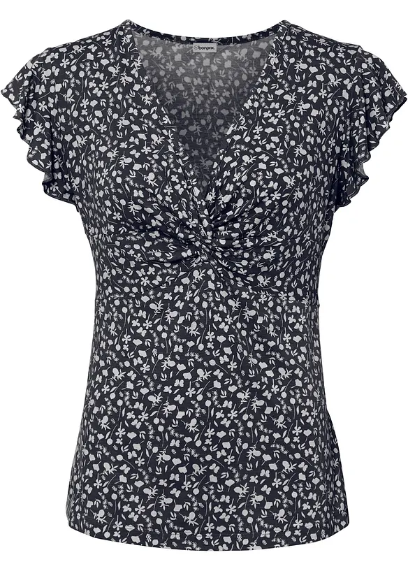 Blustopp av viskosmix, bonprix