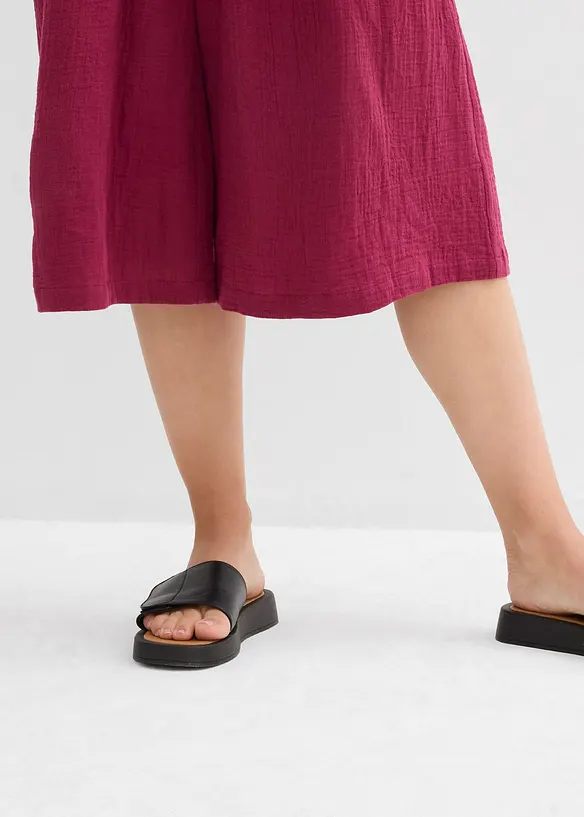 Capribyxa i mjuk muslin, bonprix