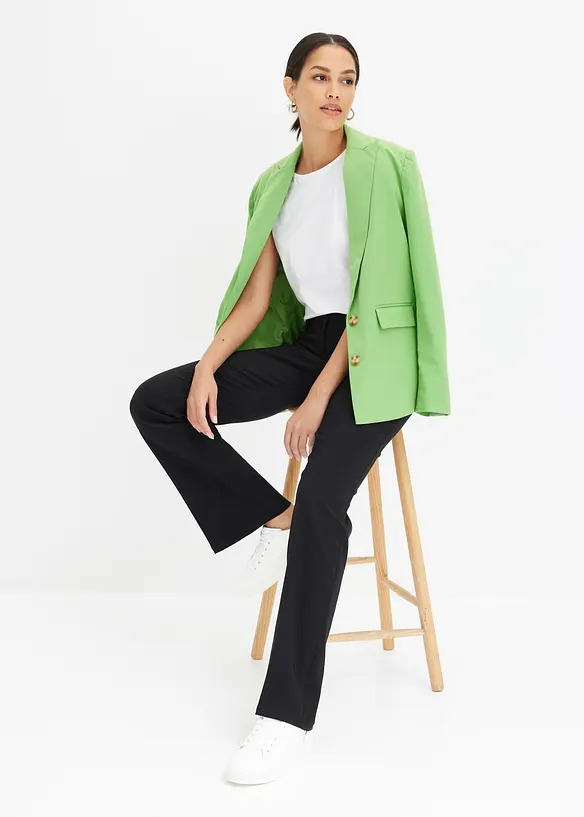 Stretchbyxa i bootcutmodell, bonprix