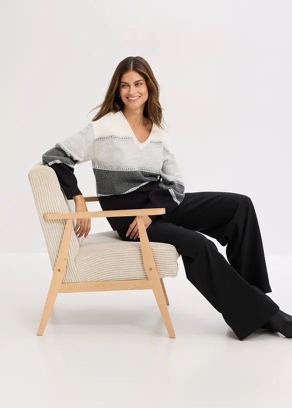 Stickad tr&ouml;ja, bonprix