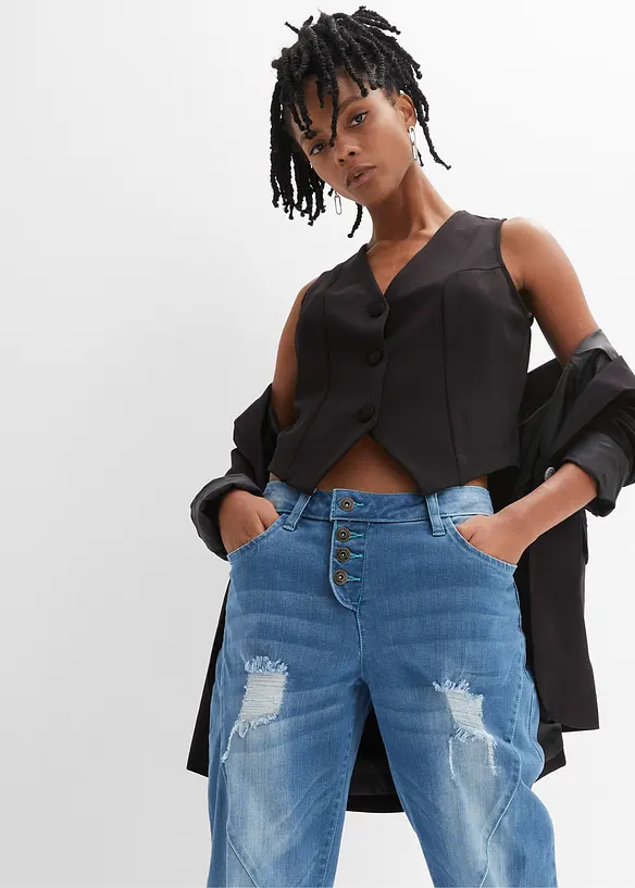 Boyfriend Jeans Mid Waist, bonprix