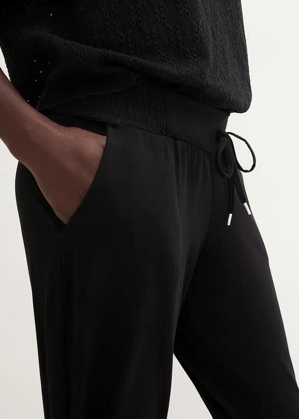 Jerseybyxa i bomullsmix, bonprix