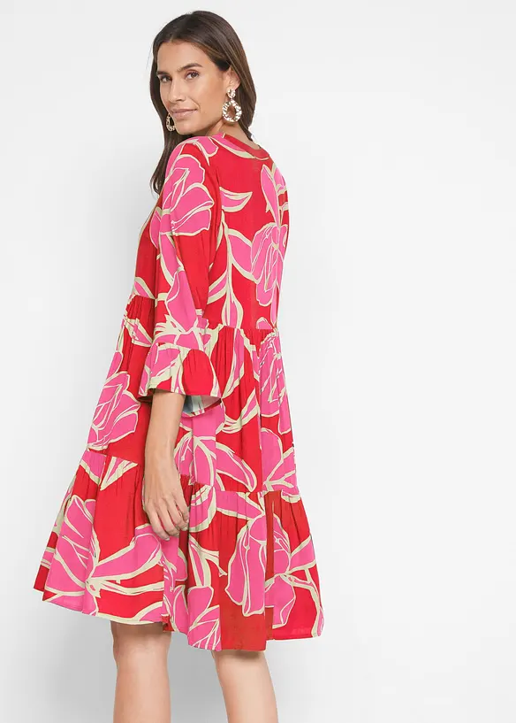 V&aring;dskuren kl&auml;nning i viskos, bonprix