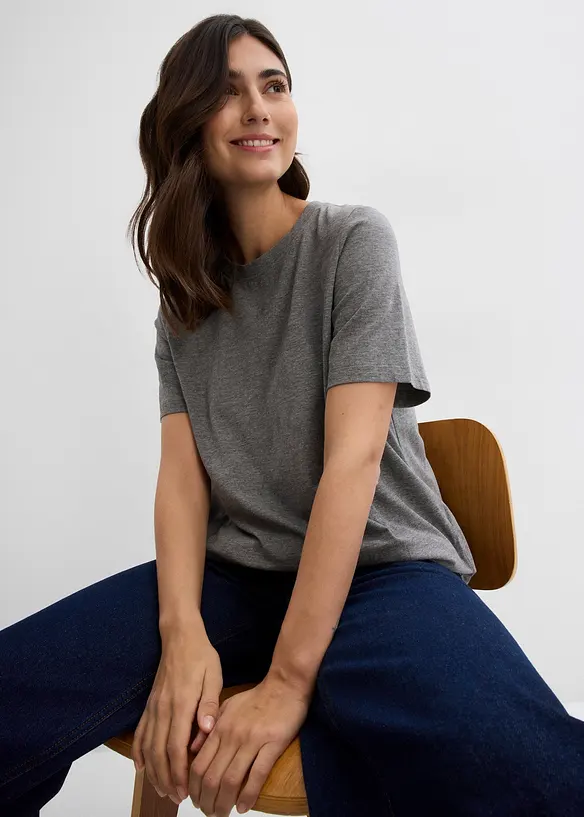 Mammatopp med diskret amnings&ouml;ppning, med ekologisk bomull, bonprix