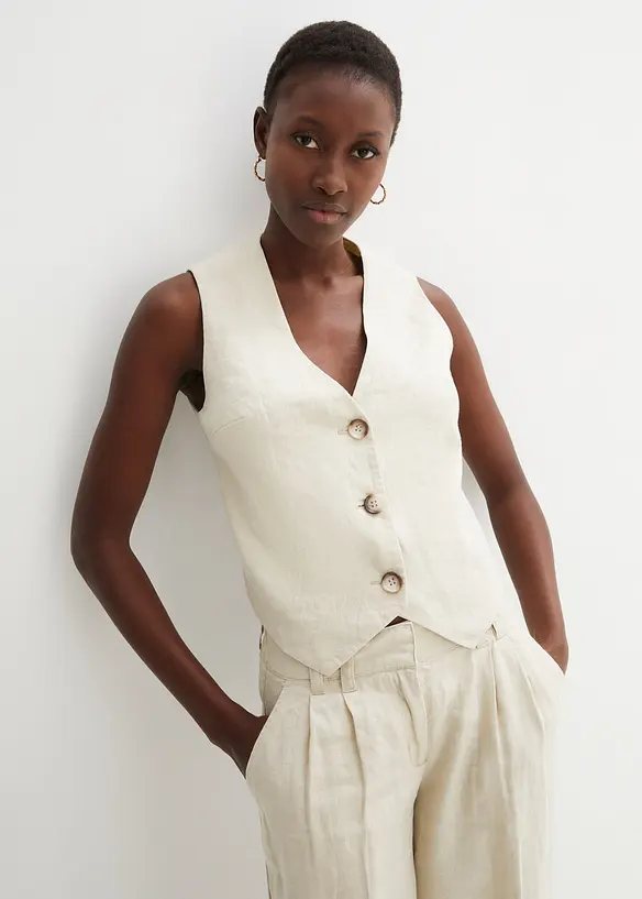 V&auml;st i rent linne, bonprix