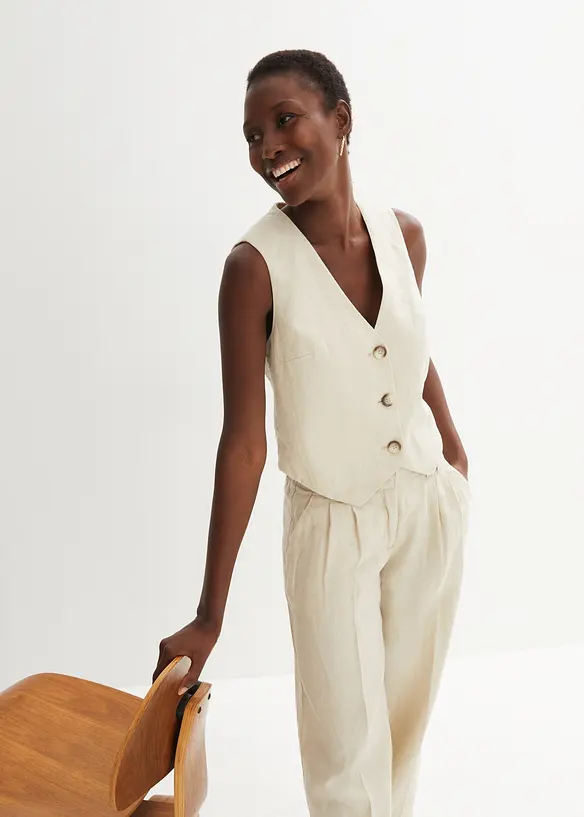 V&auml;st i rent linne, bonprix