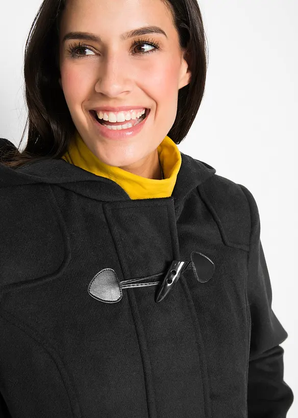 Duffel med yllelook, bonprix