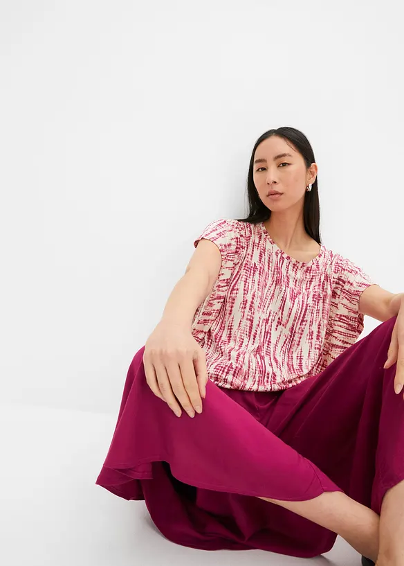 Vadl&aring;ng culottebyxa av h&aring;llbar viskos, bonprix