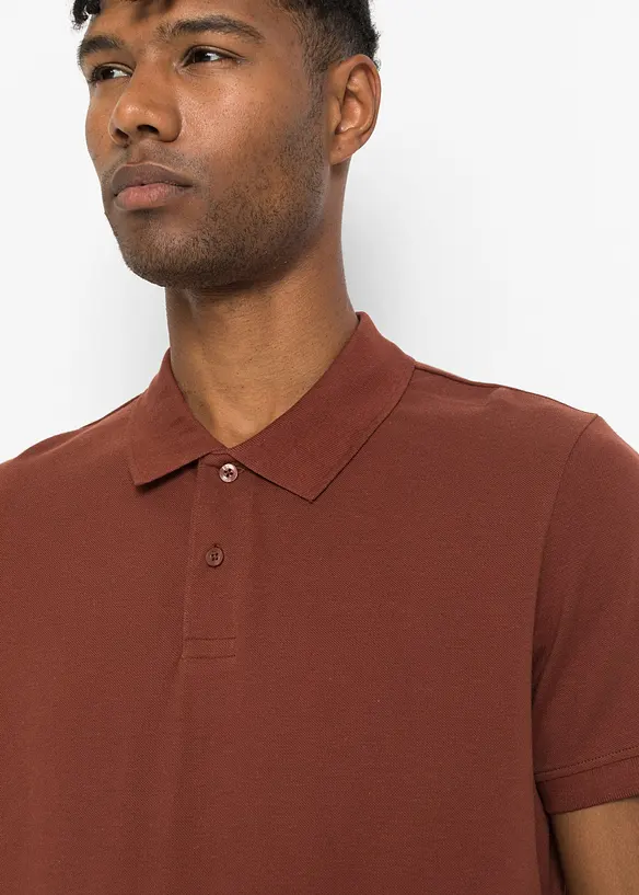 Kort&auml;rmad pik&eacute;tr&ouml;ja i bomull, bonprix