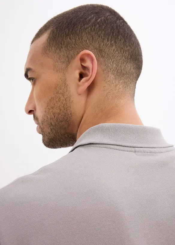 Kort&auml;rmad pik&eacute;tr&ouml;ja i bomull, bonprix