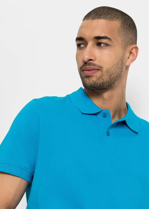 Kort&auml;rmad pik&eacute;tr&ouml;ja i bomull, bonprix