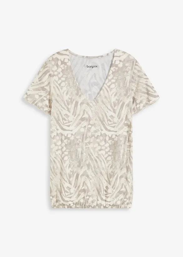 Topp med res&aring;rlinning, bonprix