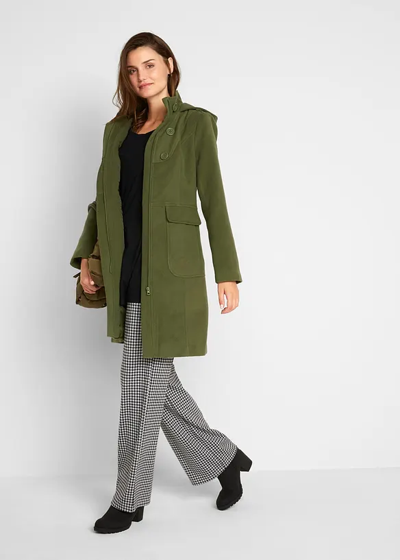 L&aring;ng&auml;rmad topp av bomull och viskos, bonprix