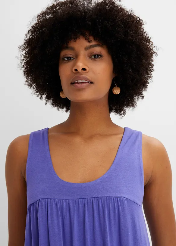 Kort jerseykl&auml;nning med fickor, bonprix