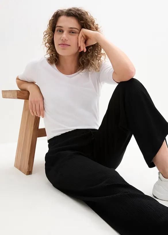 Palazzobyxa i viskos, bonprix