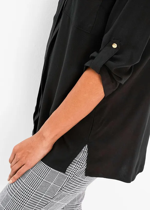 Blustunika i b&ouml;ljande viskos, bonprix