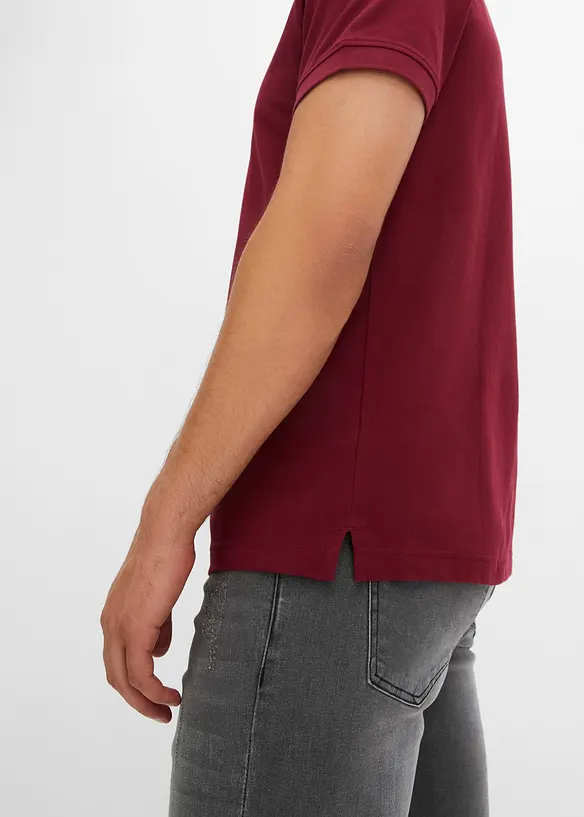 Kort&auml;rmad pik&eacute;tr&ouml;ja i bomull, bonprix