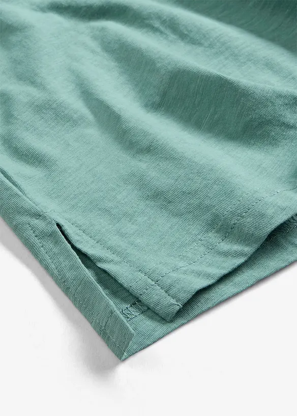 L&aring;ng&auml;rmad bomullstopp med knappsl&aring;, bonprix