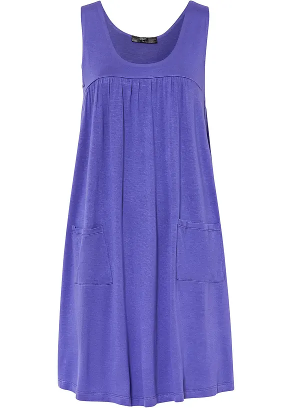 Kort jerseykl&auml;nning med fickor, bonprix