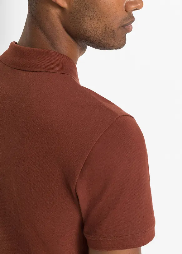 Kort&auml;rmad pik&eacute;tr&ouml;ja i bomull, bonprix