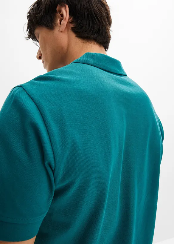 Kort&auml;rmad pik&eacute;tr&ouml;ja i bomull, bonprix