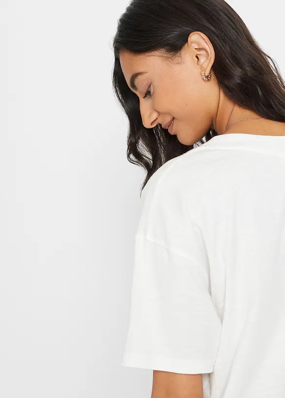 Oversizetopp av ren ekologisk bomull, bonprix