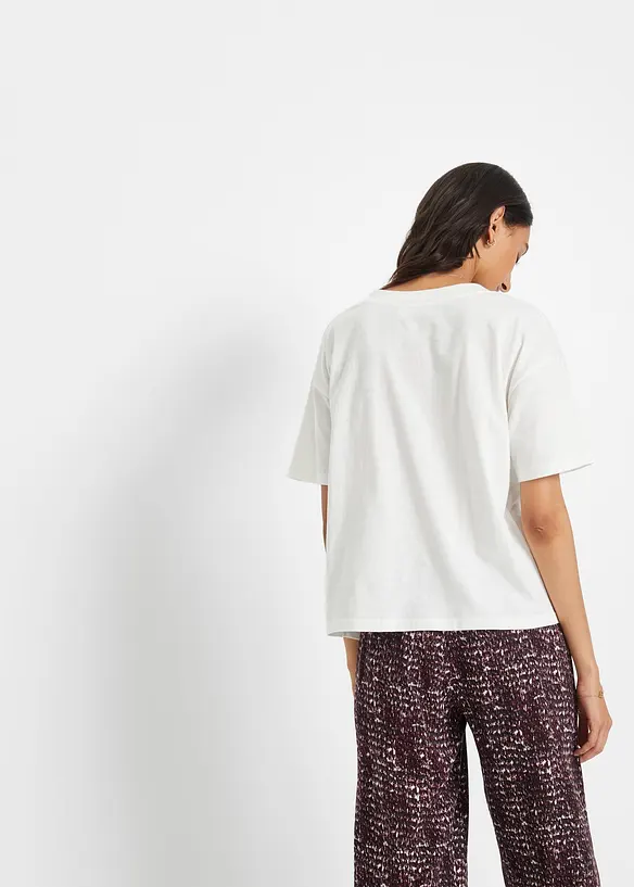 Oversizetopp av ren ekologisk bomull, bonprix