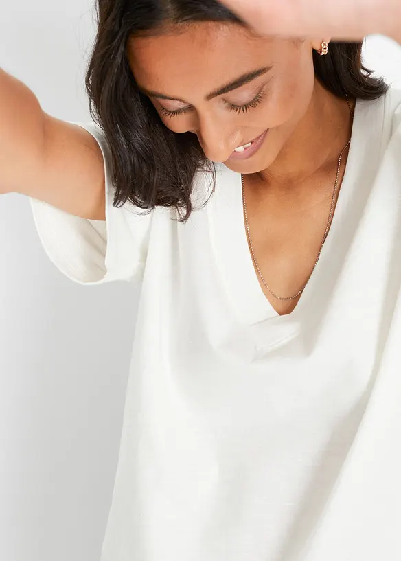 Oversizetopp av ren ekologisk bomull, bonprix