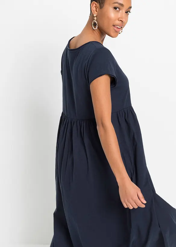 Jerseykl&auml;nning i ekologisk bomull, bonprix