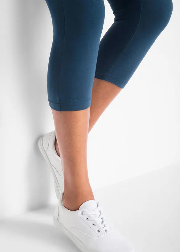 Stretchiga caprileggings (2-pack), bonprix