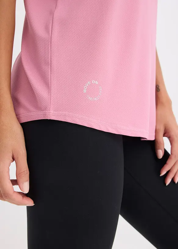 Sporttopp i oversizemodell med strukturlook, bonprix